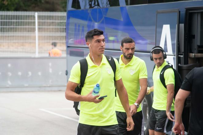 Diego, en su llegada a Montilivi (Foto: Girona FC).