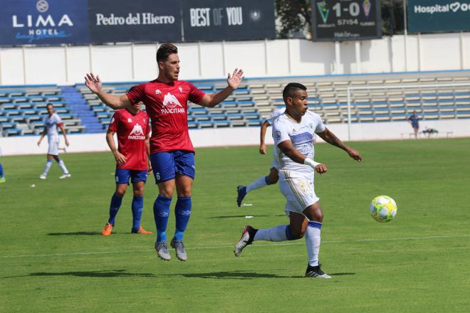 Juergen, en acción en el Marbella-Villarrobledo.