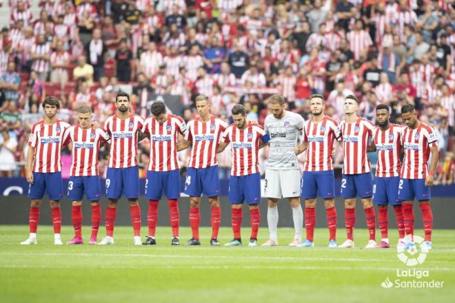 Once titular del Atlético ante el Eibar en el Wanda Metropolitano.