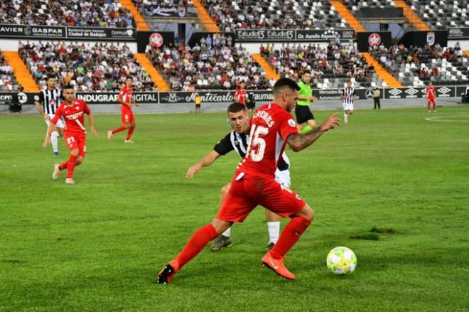 Imagen del partido del Sevilla Atlético ante el Badajoz (foto: SFC).