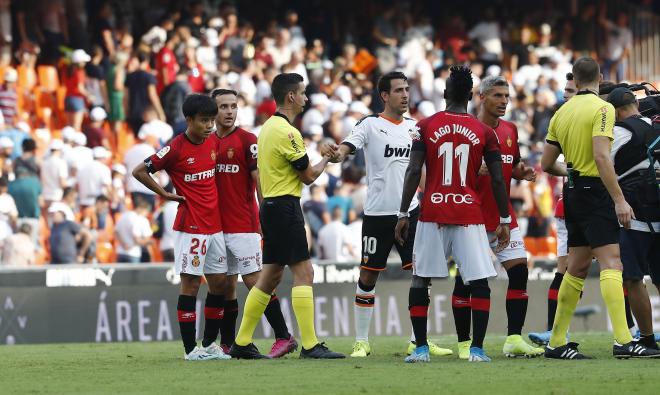 Moreno cree que merecieron ganar el Valencia-Mallorca (Foto: David González)