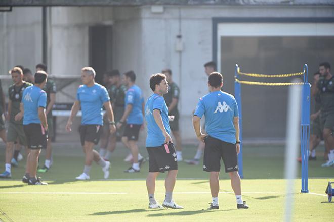 Rubi, en un entrenamiento del Betis (Foto: Kiko Hurtado).