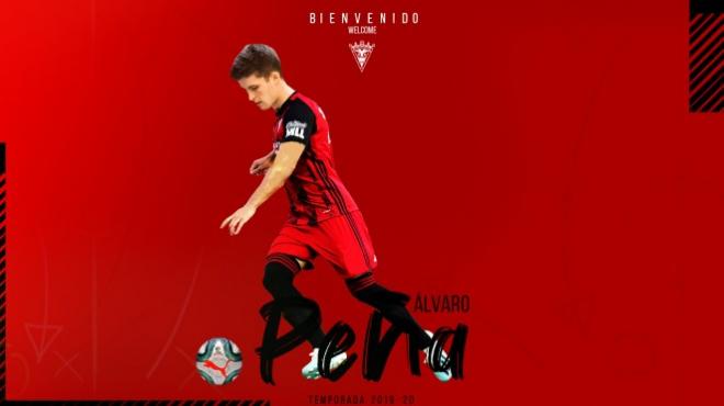 Álvaro Peña jugará en el Mirandés cedido por el Albacete (Foto: CD Mirandés).