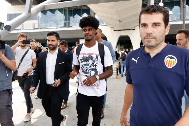 Thierry Rendall Correia cuando llegó a Valencia. (Foto: David González)