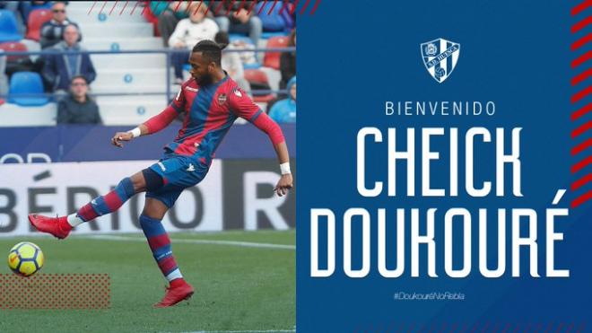 Doukouré, nuevo jugador del Huesca (Foto: SD Huesca).
