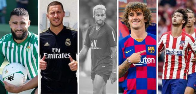 Fekir, Hazard, Griezmann, Joao Félix y el frustrado fichaje de Neymar.