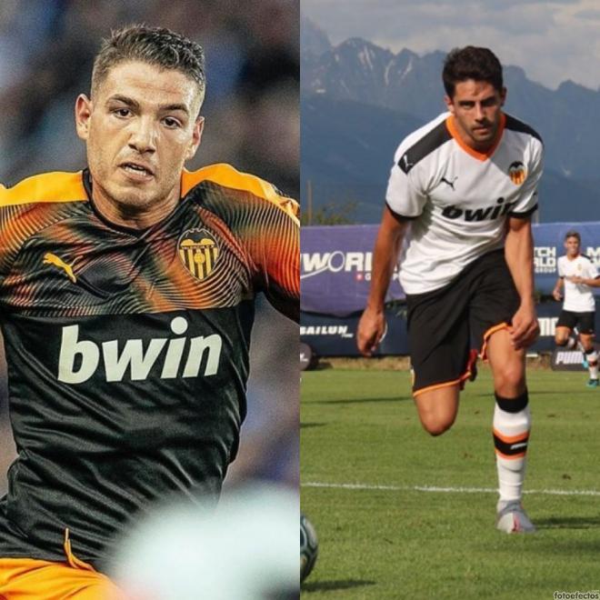 Manu Vallejo y Rubén Sobrino se disputarán el puesto de cuarto delantero del Valencia CF.