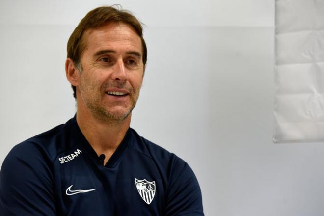 Julen Lopetegui, entrenador del Sevilla.