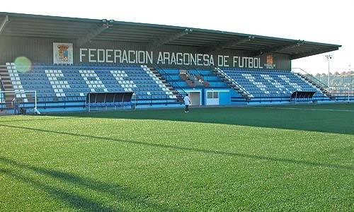 Imagen del campo principal de la Federación Aragonesa de Fútbol: el Pedro Sancho (Foto: Zaragoza CFF)