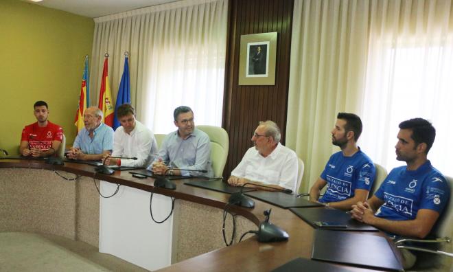 La partida definitiva del Trofeu Diputació de València de frontó s’ha presentat este dijous.