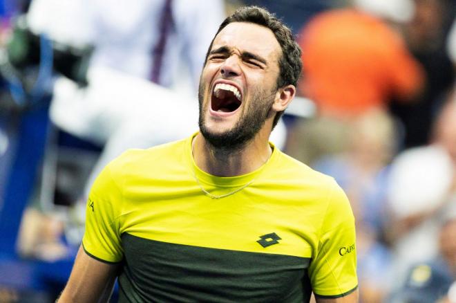 Matteo Berrettini, en un partido del US Open (Foto: EFE).