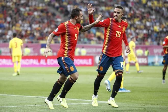 Rodrigo Moreno con España ante Rumanía (Foto: Valencia CF)