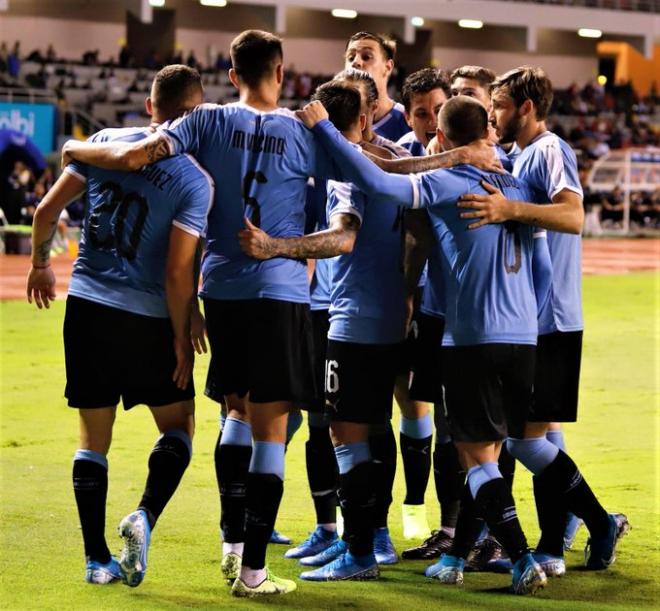 Uruguay celebra la victoria con Maxi Gómez como titular (Foto: Uruguay).