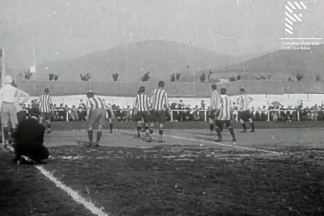 Racing de Irun y Athletic de 1912.