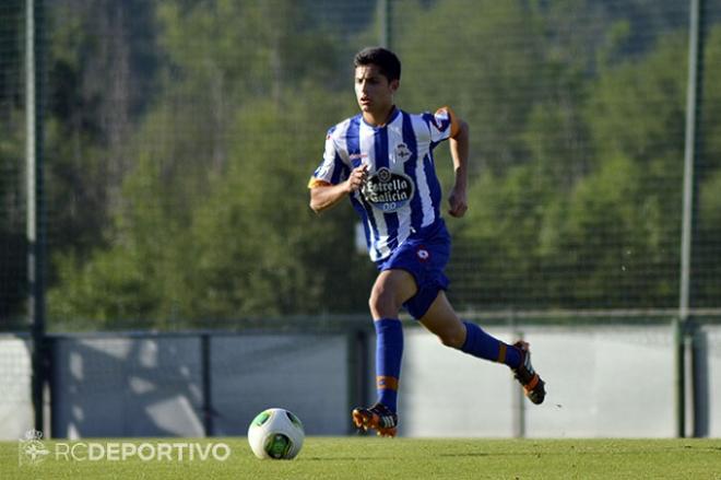 Bicho, en su etapa en el Deportivo Fabril (Foto: RCD).