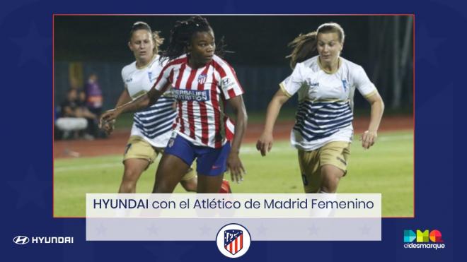 Hyundai, con el Atlético femenino.