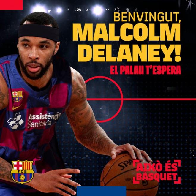 Malcom Delaney, nuevo fichaje del Barcelona Lassa.