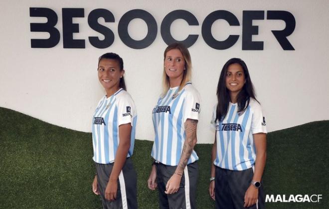 Imagen de la presentación del Málaga Femenino para la temporada 2019/20.