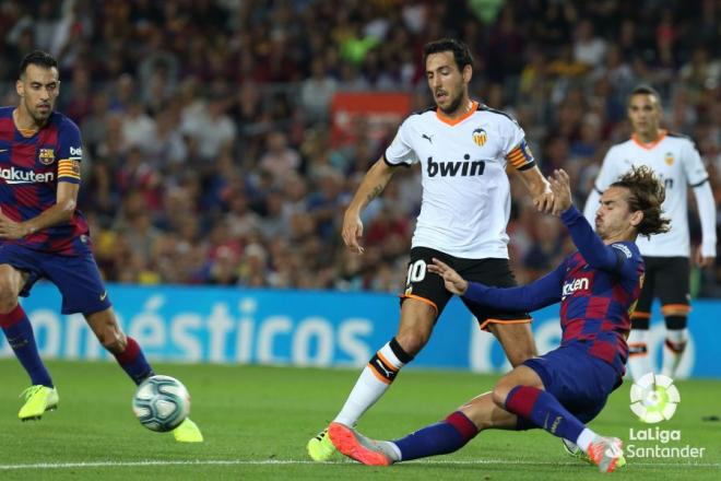 Dani Parejo es baja para el Valencia-Barcelona y Cillessen, duda (Foto: LaLiga).