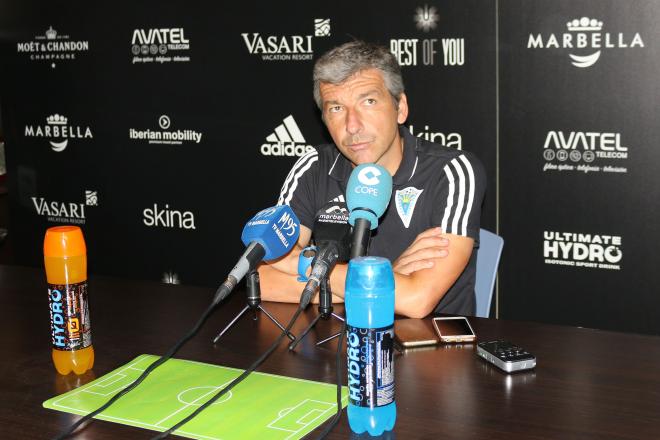 David Cubillo, entrenador del Marbella
