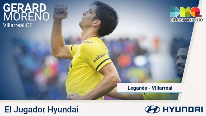 Gerard Moreno, Hyundai del Leganés-Villarreal.
