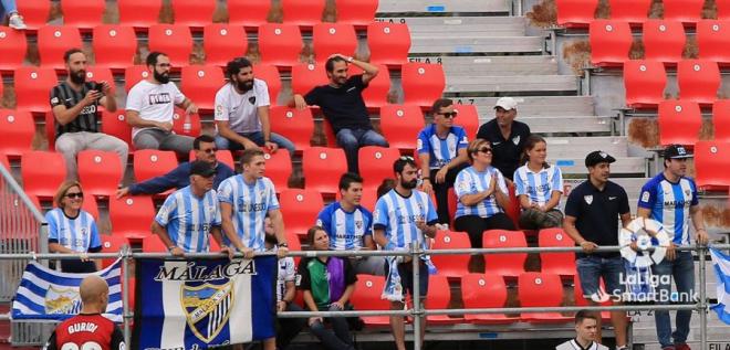 Aficionados del Málaga en Anduva (Foto: LaLiga).