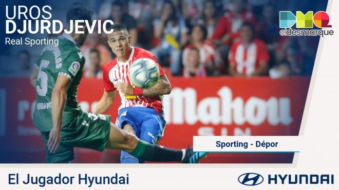 Djurdjevic, Jugador Hyundai del Sporting-Dépor