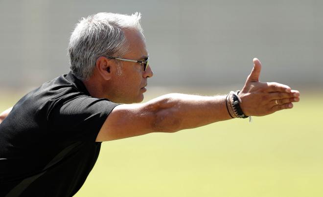 Sergio Pellicer, técnico del Atlético Malagueño (Foto: Málaga CF).