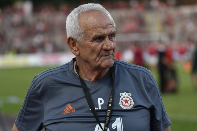 Ljupko Petrovic, durante un partido del CSKA.