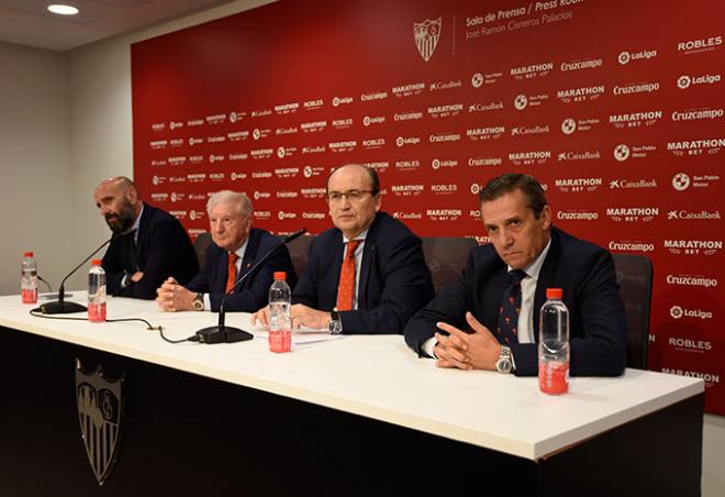 Presentación de la nueva Ciudad Deportiva del Sevilla.