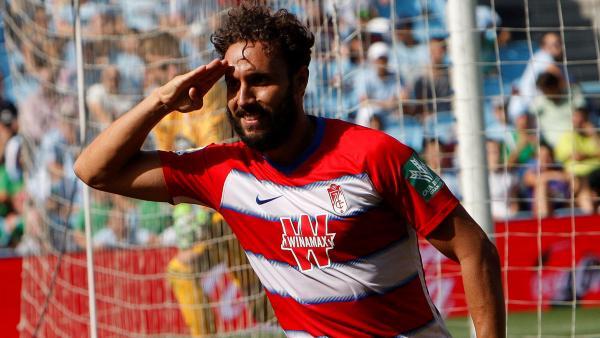 Germán Sánchez celebrando su gol en Balaídos (Foto: EFE).