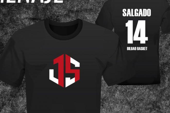 Camiseta de homenaje a Javi Salgado.