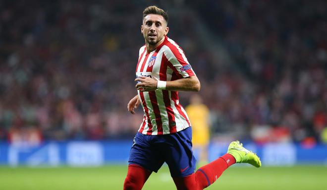 Héctor Herrera, en su debut con el Atlético de Madrid (Foto: ATM).