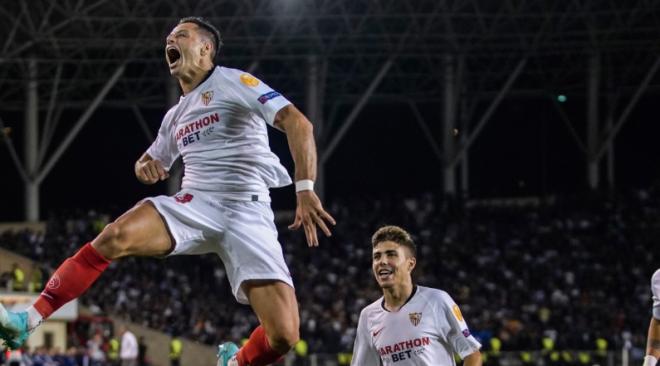 Pozo celebra el gol de Chicharito (Foto: SFC).