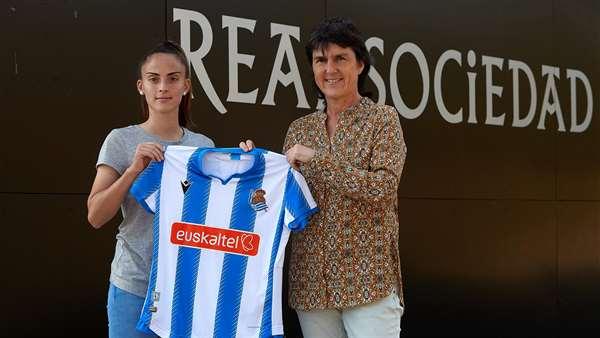 Claudia Roldán firmó con la Real Sociedad por una temporada (Foto: RSF).