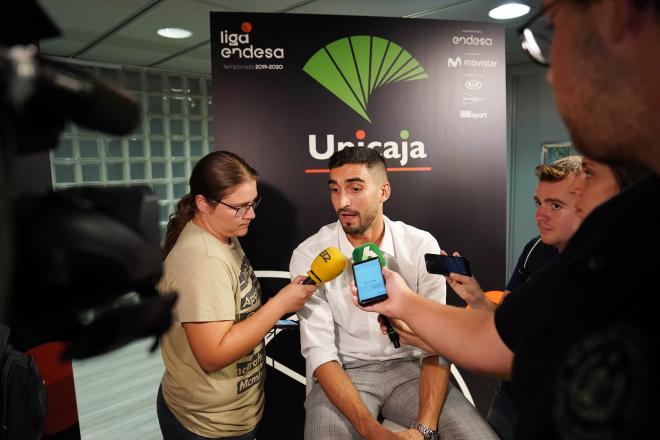 Jaime Fernández, durante la presentación de la Liga Endesa 19/20 (Foto: UnicajaBFotopress)