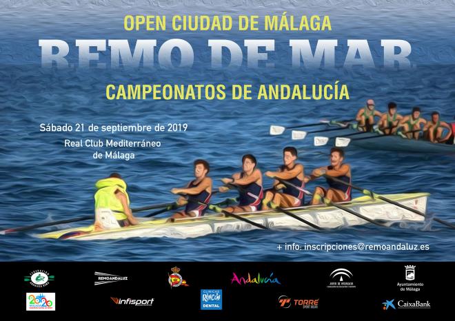 El cartel del Open de Málaga.