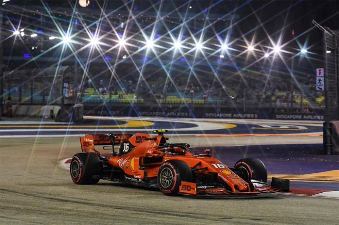 Leclerc, en Singapur.