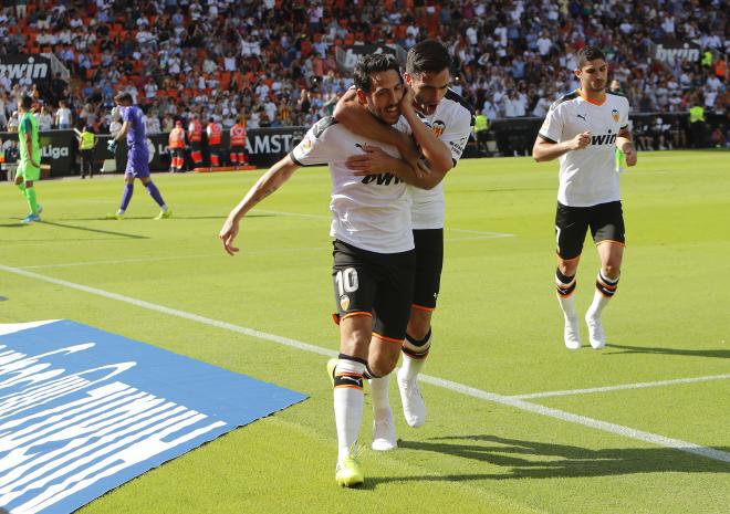 Parejo marcó el primer gol del Valencia-Leganés (Foto: David González)