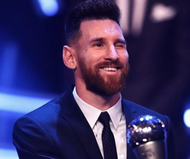 Leo Messi, en la gala The Best.