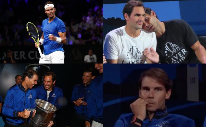 Rafa Nadal y alguno de sus mejores momentos en la Laver Cup.