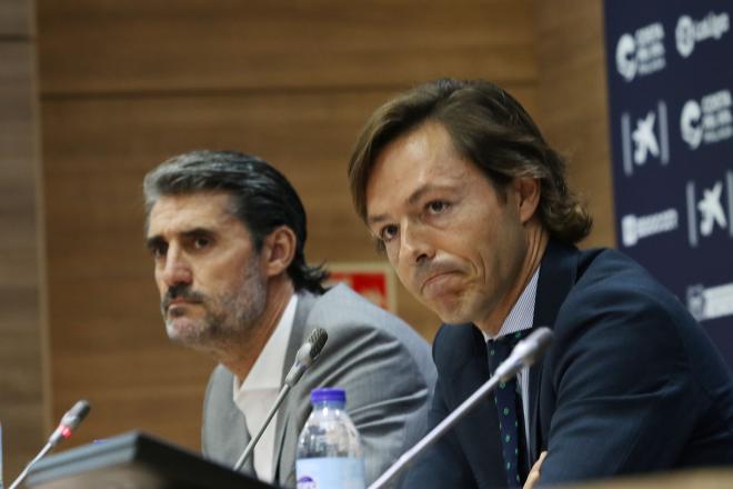 Caminero y Jofre, en la rueda de prensa (Foto: Paco Rodríguez).
