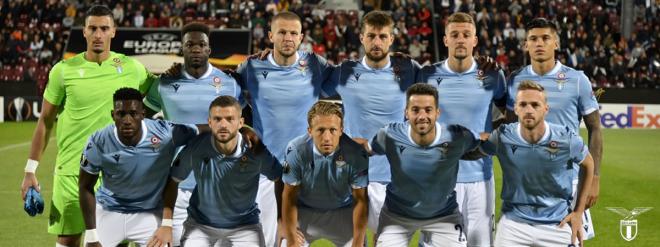 Jony con el resto de sus compañeros en la Lazio (Foto: SSLazio)
