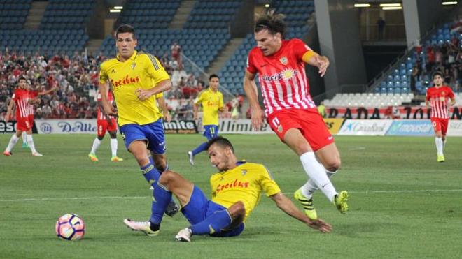 Imagen del Almería-Cádiz de la 2016/17.