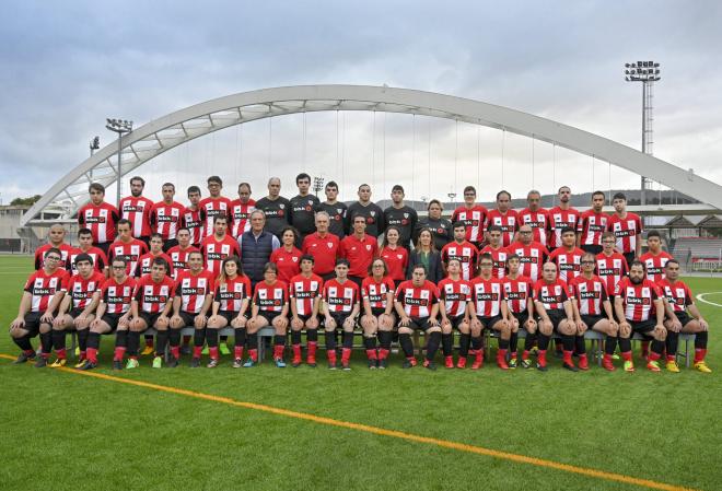Puesta de largo del equipo Genuine Athletic Club Fundazioa en Lezama (Foto: Athletic Club).