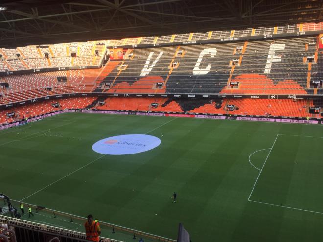 Mestalla, escenario del partido.