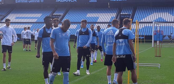 Entrenamiento en Balaídos (Foto: Alberto Bravo).