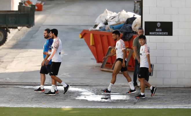 Entrenamiento del Valencia CF (Foto: David González)