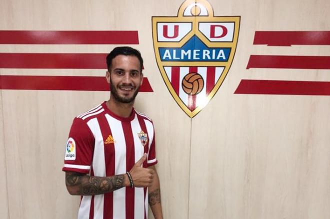 Lazo, jugador de la UD Almería.