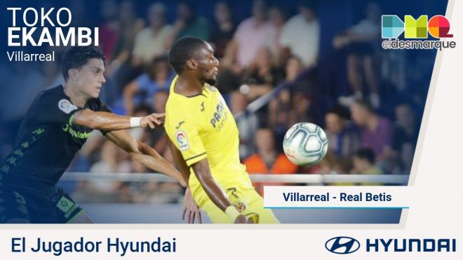 Toko Ekambi, jugador Hyundai del Villarreal-Betis.